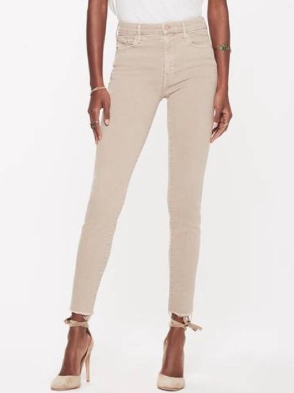 Mother The Looker Ankle Fray size 27